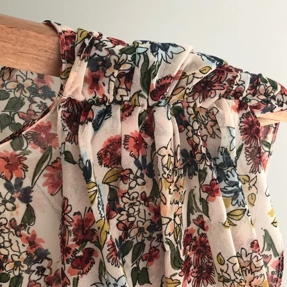Zara Floral Gather Waist - Picture 7 of 15
